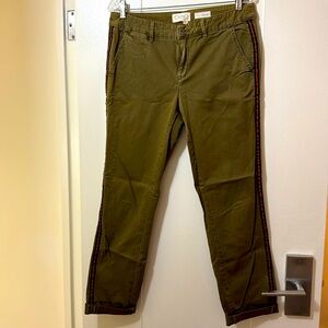 Anthropologie olive chinos
